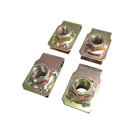 Husky Towing Husky Towing 32767; Clip-On Nut Service Kit; For 4-Bolt Rails; Set of 4 32767